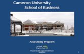 Cameron University                    School of Business