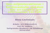 Anna Levinsson Arbets- och Miljömedicin Inst  för medicin