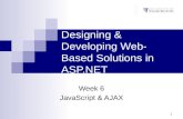Designing & Developing Web-Based Solutions in ASP.NET