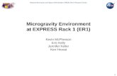 Microgravity Environment at EXPRESS Rack 1 (ER1)