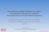 Insights from the African and Black Diaspora Global Network on HIV & AIDS