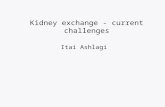 K idney exchange - current  challenges
