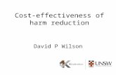 Cost-effectiveness of harm  r eduction
