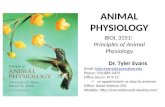 BIOL 3151:  Principles of Animal Physiology