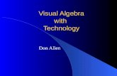 Visual Algebra with  Technology