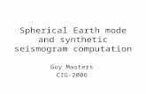 Spherical Earth mode and synthetic seismogram computation