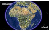 Location of Hominid fossils worldwide