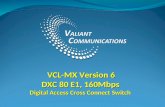 VCL-MX Version 6 DXC 80 E1, 160Mbps  Digital Access Cross Connect Switch  Product Presentation