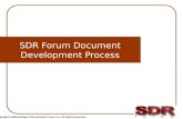 SDR Forum Document Development Process