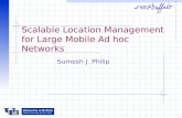 Scalable Location Management for Large Mobile Ad hoc Networks