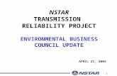 NSTAR TRANSMISSION  RELIABILITY PROJECT ENVIRONMENTAL BUSINESS COUNCIL UPDATE