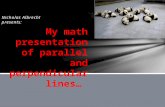 My math presentation of parallel and perpendicular lines…