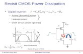Revisit CMOS Power Dissipation