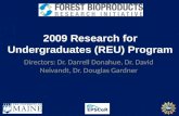 2009 Research for Undergraduates (REU) Program