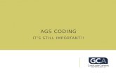 AGS Coding It’s still important!!