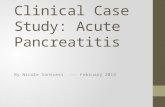 Clinical Case Study: Acute Pancreatitis