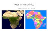 Post WWII Africa