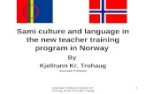 Sami culture and language in the new teacher training program in Norway
