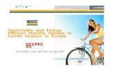 Sustainable  and  Energy Efficient  Mobility  Options  in tourist  Regions  in  Europe