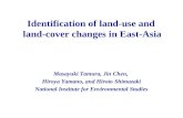 Identification of land-use and  land-cover changes in East-Asia