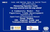 Pioneering Paperless Trade: The way covered and the way ahead