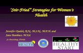 “ Stir-Fried” Strategies for Women’s Health