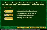 Steam Rising: The Revolutionary Power  of Paddleboats / Summaries of “Steam Rising”