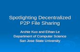 Spotlighting Decentralized P2P File Sharing