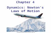 Chapter 4 Dynamics: Newton’s Laws of Motion
