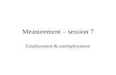 Measurement – session 7