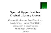 Spatial Hypertext for  Digital Library Users
