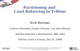 Partitioning and  Load-Balancing in Trilinos