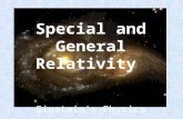 Special Relativity and General Relativity
