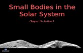 Small Bodies in the Solar System