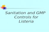 Sanitation and GMP Controls for Listeria