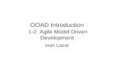 OOAD Introduction 1-2. Agile Model Driven Development
