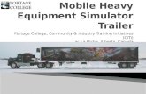 Mobile Heavy Equipment Simulator Trailer