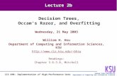 Wednesday, 21 May 2003 William H. Hsu Department of Computing and Information Sciences, KSU