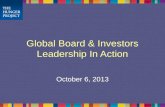 Global Board & Investors Leadership In Action