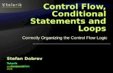 Control Flow, Conditional Statements and Loops