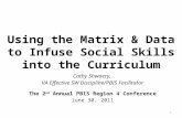 Using the Matrix & Data to Infuse Social Skills into the Curriculum