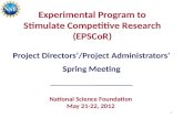 Experimental Program to Stimulate Competitive Research (EPSCoR)
