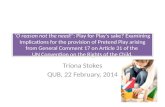 Tríona  Stokes QUB, 22 February, 2014