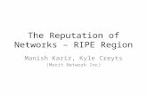 The Reputation of Networks – RIPE Region