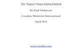 The  40 Argon/ 39 Argon Dating Method By Paul  Nethercott Creation Ministries International