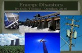 Energy Disasters By  Dodi Thomas - October, 2010
