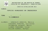 UNIVERSIDAD DE SAN MARTIN DE PORRES FACULTAD DE INGENIERIA Y ARQUITECTURA