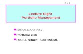 Lecture Eight  Portfolio Management