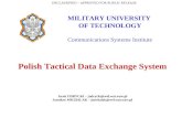 MILITARY UNIVERSITY  OF TECHNOLOGY Communications Systems Institute