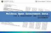 Moldova Open Government Data  For a transparent and accountable Government